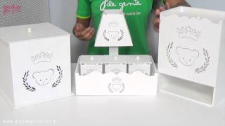 Kit Higiene Urso Coroa | Ref: 23951