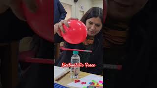Science Activity Electrostatic Force #departmentofschooleducatiopunjab #science #scienceactivities
