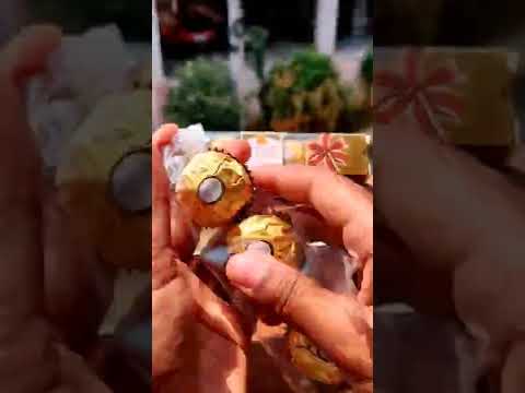 Unboxing Ferrero Rocher Gift Pack 🎁😍🤤#shorts #youtubeshorts #ytshorts #youtube #ferrero #chocolate