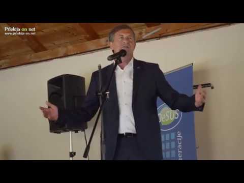 Karl Erjavec na srečanju članov in simpatizerjev stranke DeSUS