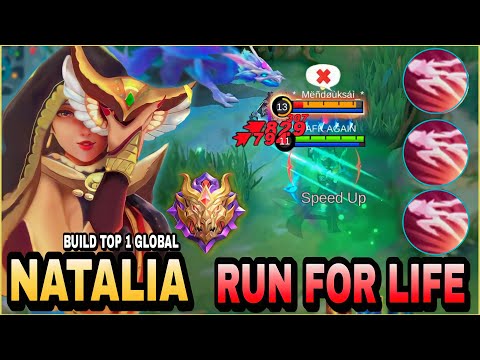 100% Unstoppable!! Natalia Brutal Damage - Build Top 1 Global Natalia ~ MLBB