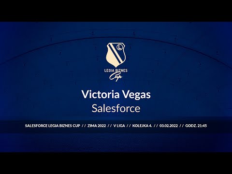 Skrót spotkania Victoria Vegas - Salesforce ( Legia Biznes Cup Zima 2022 )