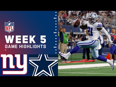 Giants vs. Cowboys Week 5 Highlights | NFL 2021