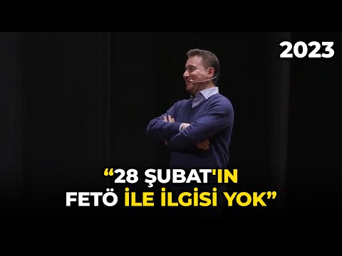 Ali Babacan: "28 Şubat'ın FETÖ ile İlgisi Yok"