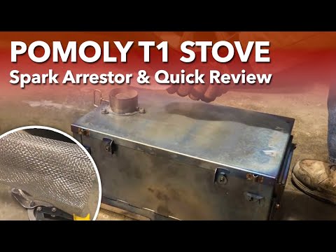 Pomoly T1 Stove DIY Spark Arrestor & Review