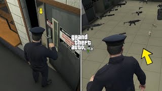 How To Unlock the Police Armory Room in GTA 5! (UNLIMITED WEAPONS)