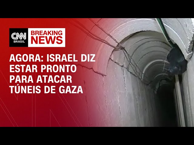 Agora: Israel diz estar pronto para atacar túneis de Gaza | LIVE CNN
