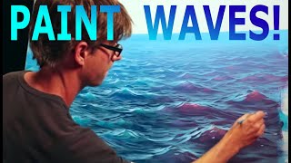 How To Paint Waves – Lesson 3 – Wet On Dry