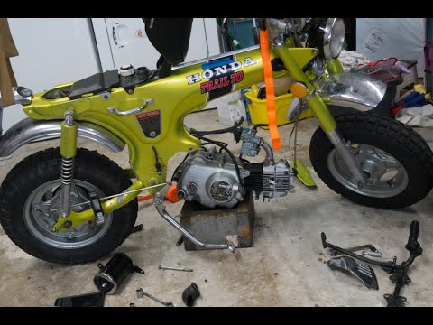 125cc 12v Lifan Engine Swap - Honda CT70 Dax Mini Trail Motorcycle Minibike - Video 2 of 5