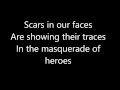 Tokio Hotel - Masquerade - Lyrics 