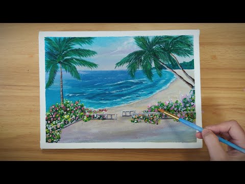 SEASCAPE PAINTING #37 | ACRYLIC PAINTING | PAINT WITH JENNY
