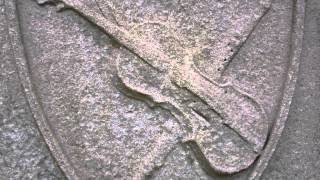 Fiddle Player Gravestone Graveyard Melrose Abbey Borders Scotland