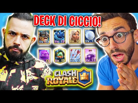USO IL DECK DI CICCIO...CONTRO CICCIO!! Clash Royale w/Cicciogamer89