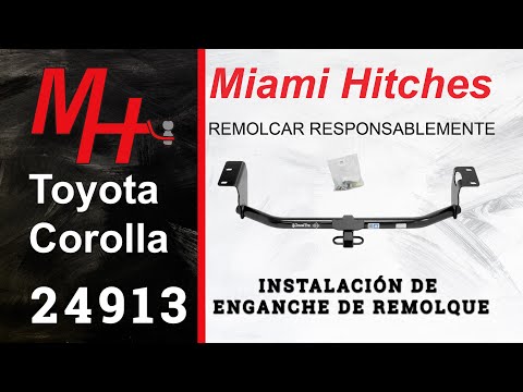 Instalación del Enganche de Remolque: 2009 Toyota Corolla Draw-Tite 24913
