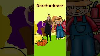 OCTOBER Song and Movement Break|Learn to Spell October|Preschool, Kindergarten |Sing Play Create