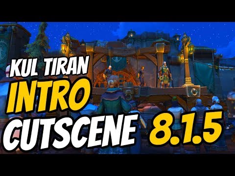 Kul Tiran Human Allied Race Intro Cutscene | WoW Patch 8.1.5 | World of Warcraft Battle For Azeroth