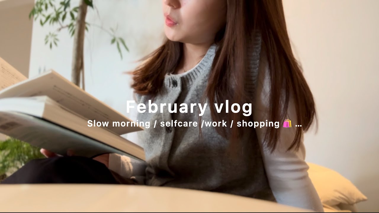 Vlog| 事務職OLの仕事で疲れた日の休日の過ごし方｜朝活・ひとり時間・カフェ読書•お買い物　English sub