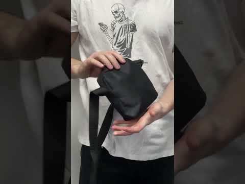 Барсетка через плечо маленькая \ сумка - бананка "Adidas Color" черная с ярким принтом Адидас - фото 1 - id-p2205014375