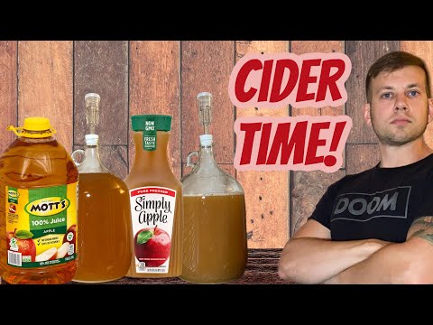 How to Make Cider from Apple Juice