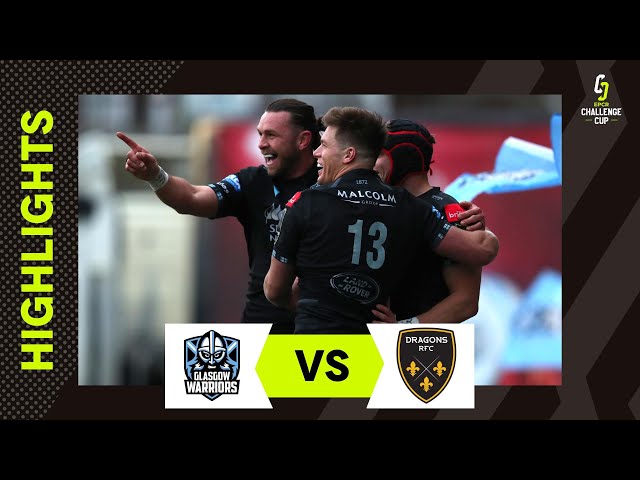 Highlights - Glasgow Warriors v Dragons RFC Round of 16 | EPCR Challenge Cup 2022/23