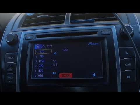 2014 Toyota Camry AM radio bandscan