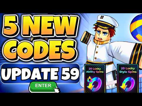 *5 NEW ALL WORKING UPDATE 59 CODES FOR VOLLEYBALL LEGENDS ROBLOX IN FEBRUARY 2026 | ROBLOX VBL CODES