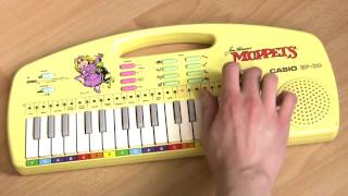 Video thumbnail for Muppet Show theme song on Casio EP 20 by Bundeselefant2