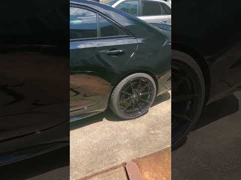 CT4V Blackwing with 19" Savini SVF1 wheels