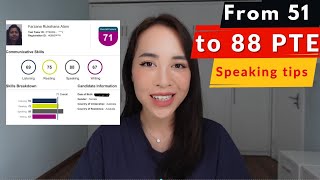 PTE Speaking score went from 51 to 88 with these 3 tips