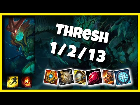 Thresh 10.24 Gameplay Challenger Replay S11 Support (1/2/13) - KOREAN