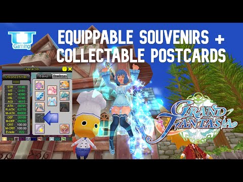 Grand Fantasia EN - How to Craft Equippable Souvenirs and Collect Postcards