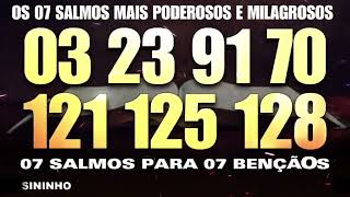 7 SALMOS MILAGROSOS SALMO (3, 23, 91, 70, 121, 125 E 128) PARA 7 BÊNÇÃOS domingo