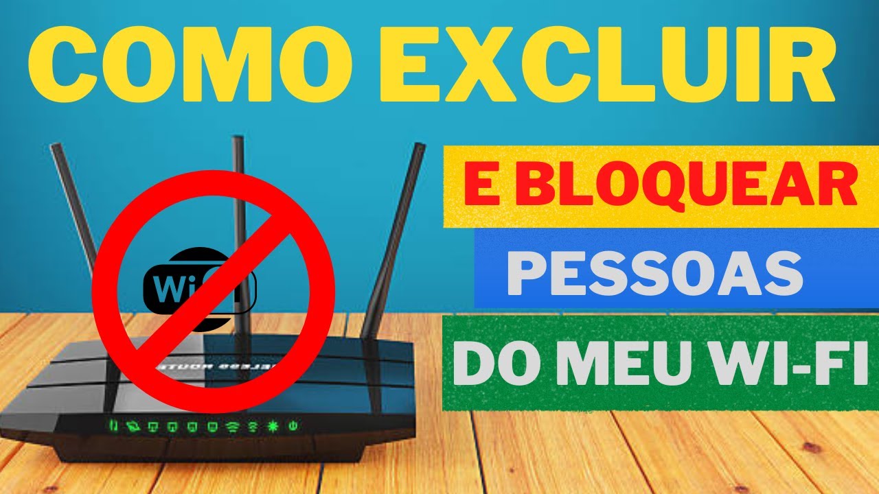 Como BLOQUEAR e EXCLUIR pessoas do meu WI-FI - Roteador - PARA SEMPRE #lucominformatica #roteador