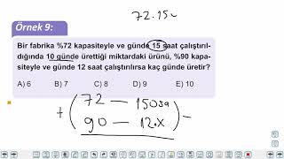 Eğitim Vadisi TYT Matematik 17.Föy Oran Orantı - Ters Orantı Konu Anlatım Videoları
