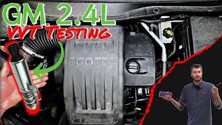 Camshaft actuator testing (VVT) - GM 2.4