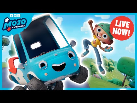 Back to School with Mojo Swoptops! - FULL EPISODE LIVESTREAM | Kids Truck Cartoon