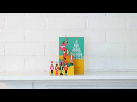 Nutcracker Holiday Pop-Up Cards - Set of 8