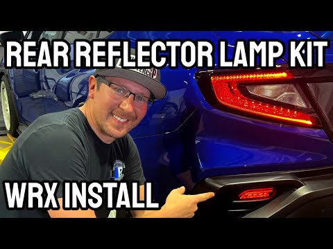 Noble Rear Reflector Lamp Kit Install | 2022 2023 Subaru WRX