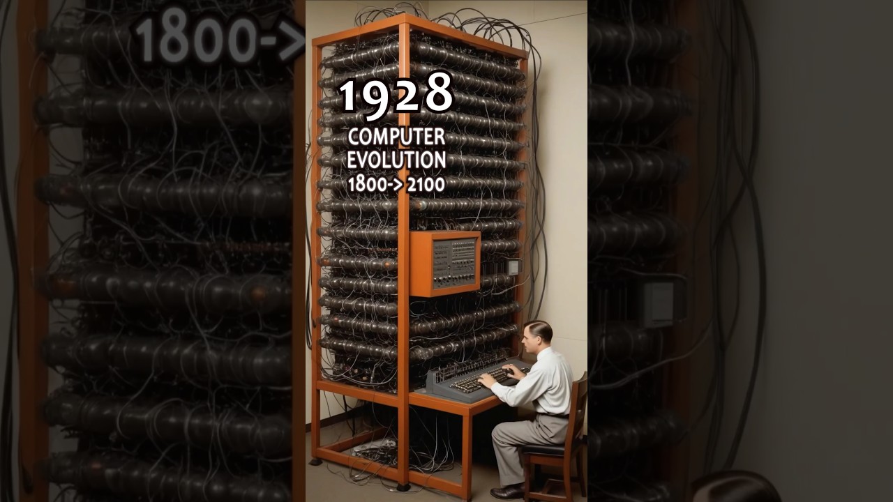 Computer evolution made with AI. This is a computer describing itself 🤯 #evolution #ai #computer