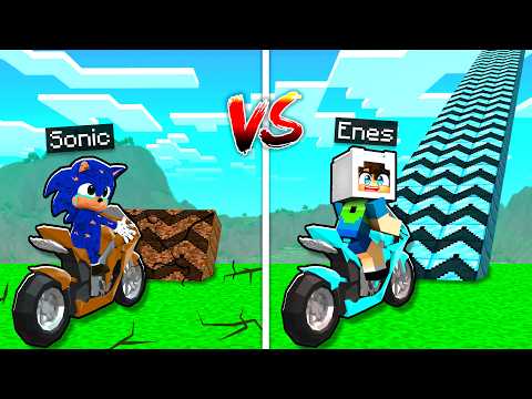 FAKİR BEBEK SONİC VS ZENGİN ENES MOTORLU RAMPA KAPIŞMASI ⚠️ Minecraft