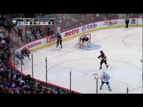 Kadri's 2nd Goal - Leafs 3 vs Sens 0 - Mar 30th 2013 (HD)