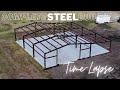 Here S How To Build A 40x60 Steel Building In 6 Minutes