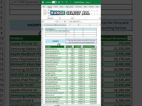 Excel Unveils ChatGPT Integration: Craft Tables Instantly! 🚀 Excel Unveils ChatGPT Integration: Craft Tables Instantly! 🚀