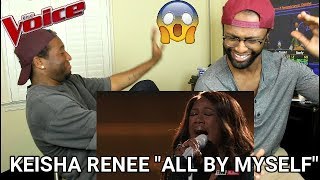 The Voice 2017 Keisha Renee - Top 10: &quot;All By Myself&quot; (REACTION)