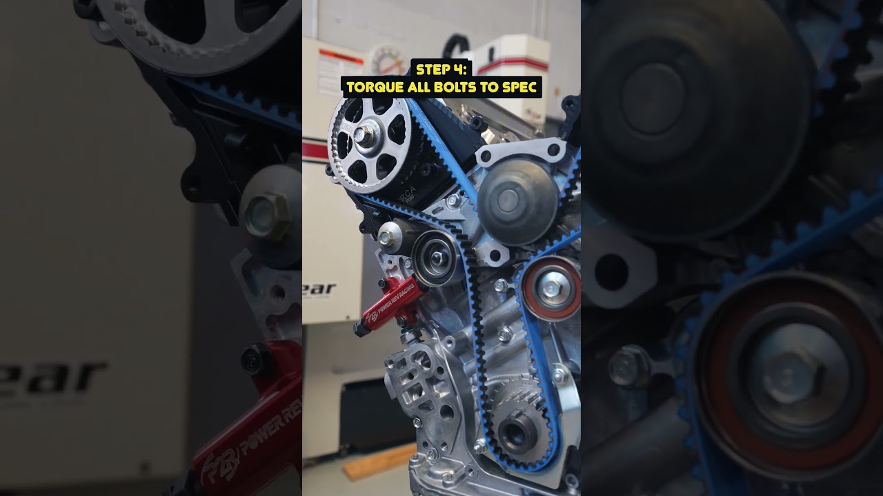 Quick and Easy #P2R Timing Belt Installation in under 1 Minute