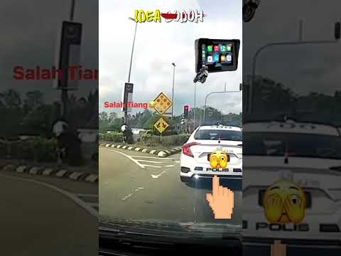 KERETA POLlS BUAT RIDER G0YANG, ClUM TIANG TERUS?