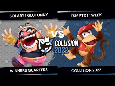 Collision 2022 - Glutonny (Wario) vs Tweek (Diddy Kong) - Top 16 - Winners Quarters