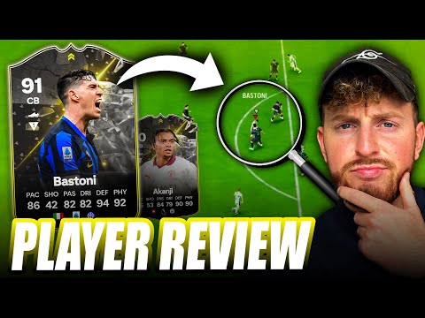 DER BESSERE AKANJI?🤔BASTONI SHOWDOWN SBC PLAYER REVIEW✅EA FC 24 ULTIMATE TEAM