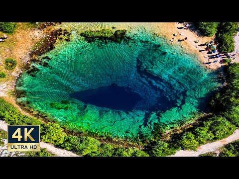 Croatia's Eye of the Earth Cetina River Spring 🇭🇷 4K Walking Tour