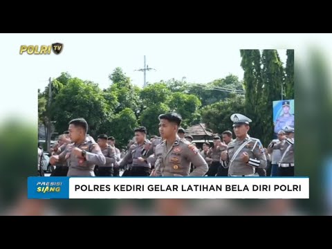 POLRES KEDIRI GELAR LATIHAN BELA DIRI POLRI